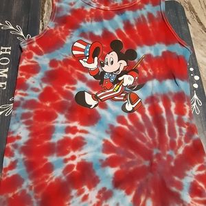 Xsmall 4th of July Mickey tank Top